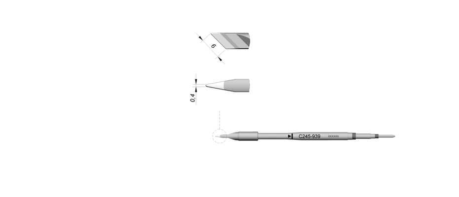 C245939 - Bevel Edge Tips